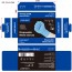 Guantes de nitrilo sin polvo en color azul con certificación 374-5 y CE 0075 (Caja de 100 unidades)